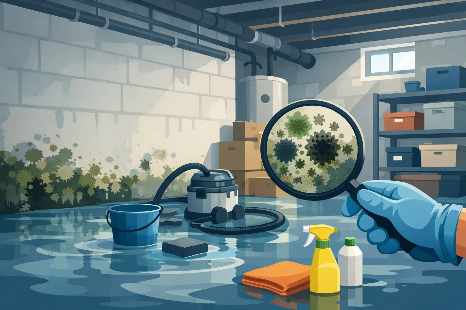 Basement Mold After Flooding: What to Do
