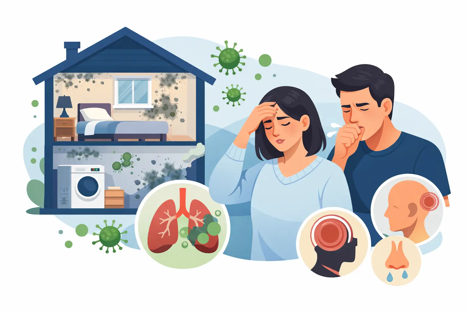 Mold Exposure Symptoms at Home to Watch