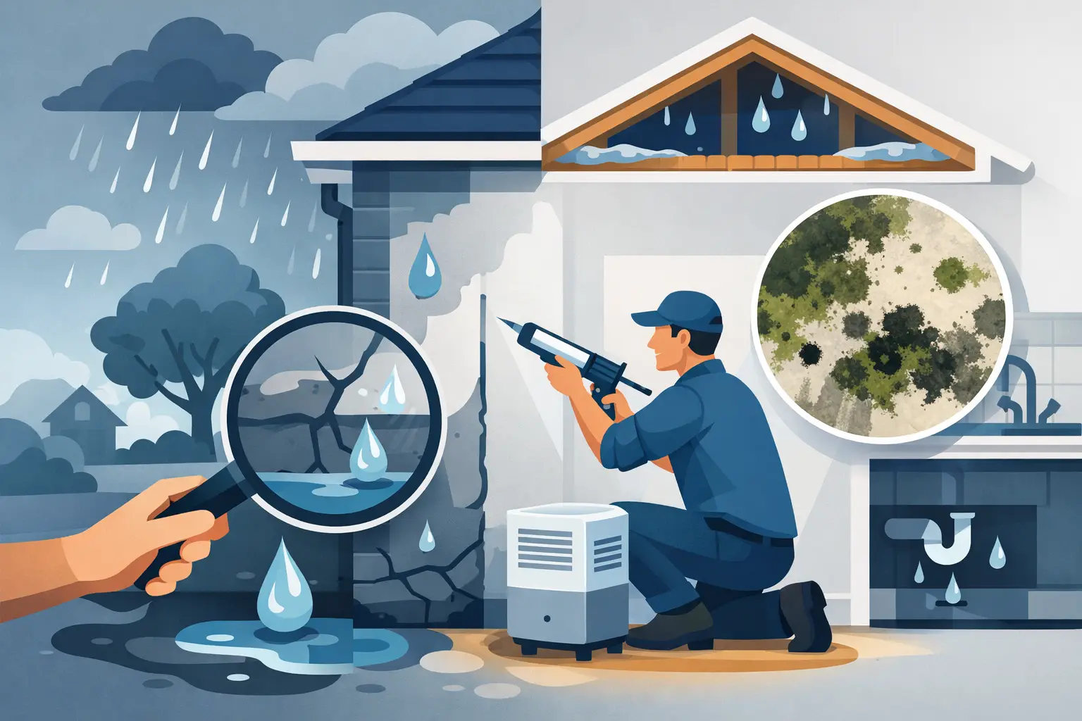 How to Fix Moisture Intrusion Before Mold Spreads