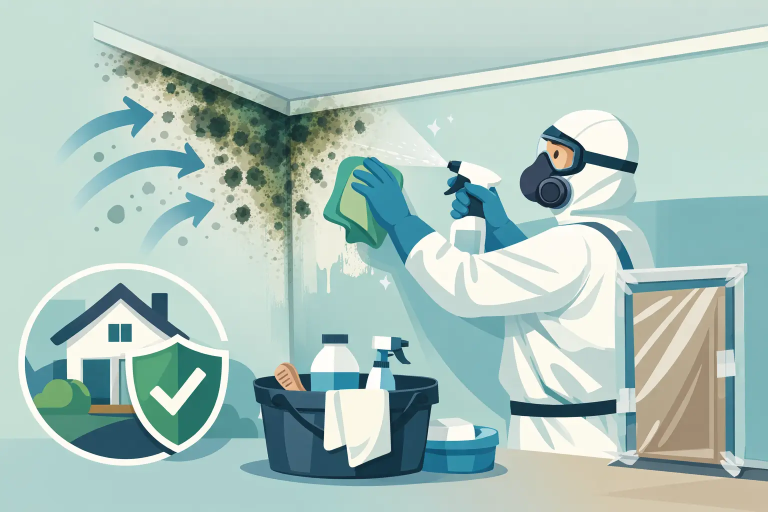 How to Remove Mold Safely Without Spreading It