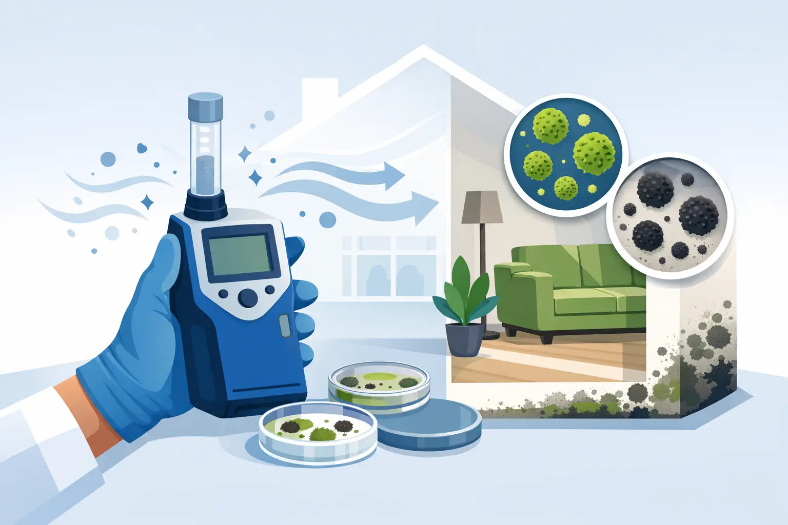 How to Test Indoor Air Before Mold Spreads