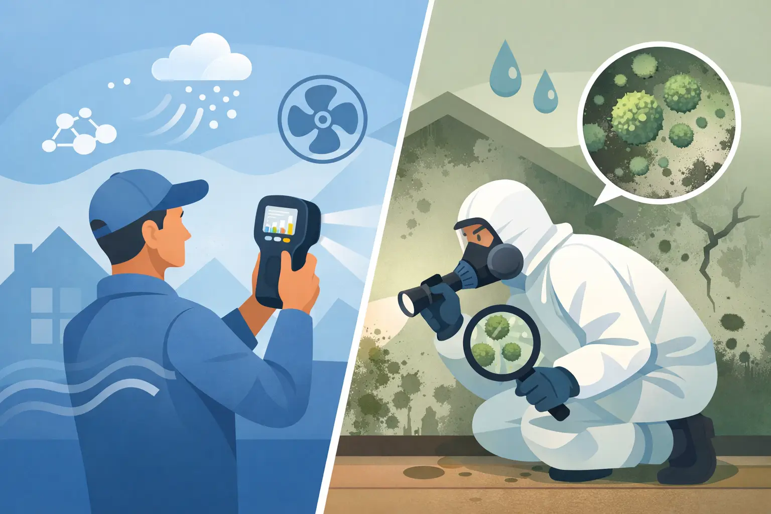 Air Quality Testing vs Mold Inspection: Which?