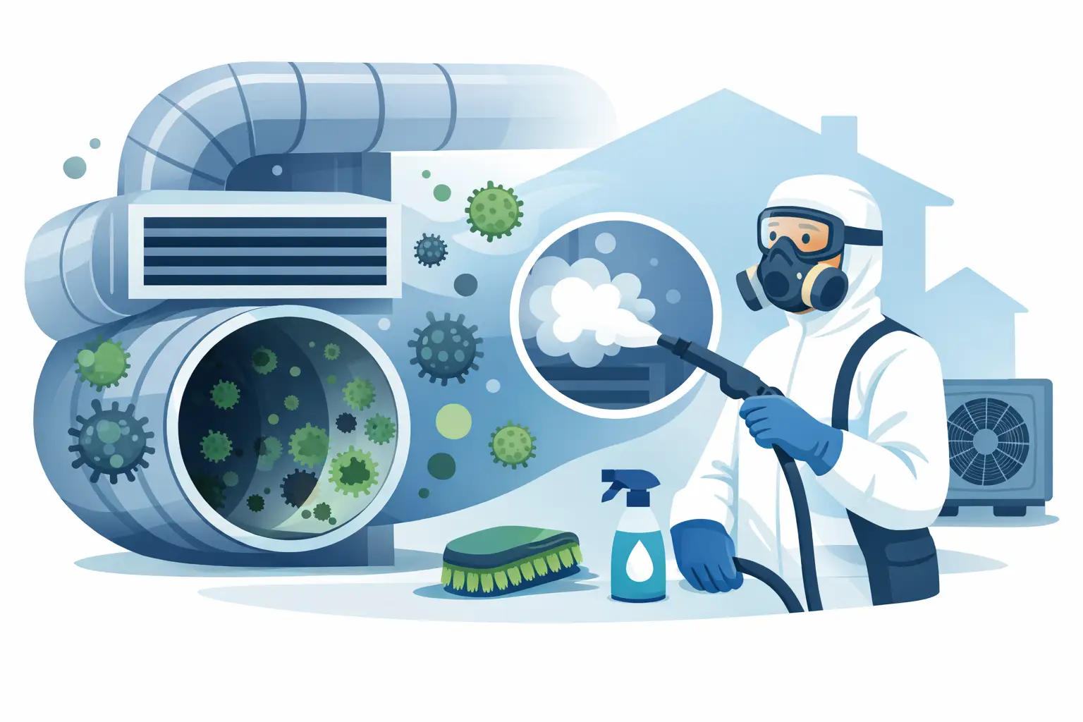 Mold in HVAC System Signs and Safe Removal
