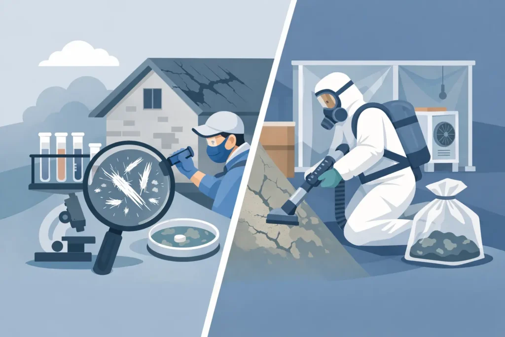 Asbestos Testing Versus Abatement Explained