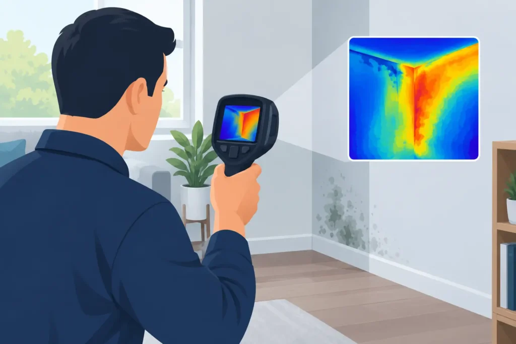 Thermal Imaging Inspection for Hidden Mold