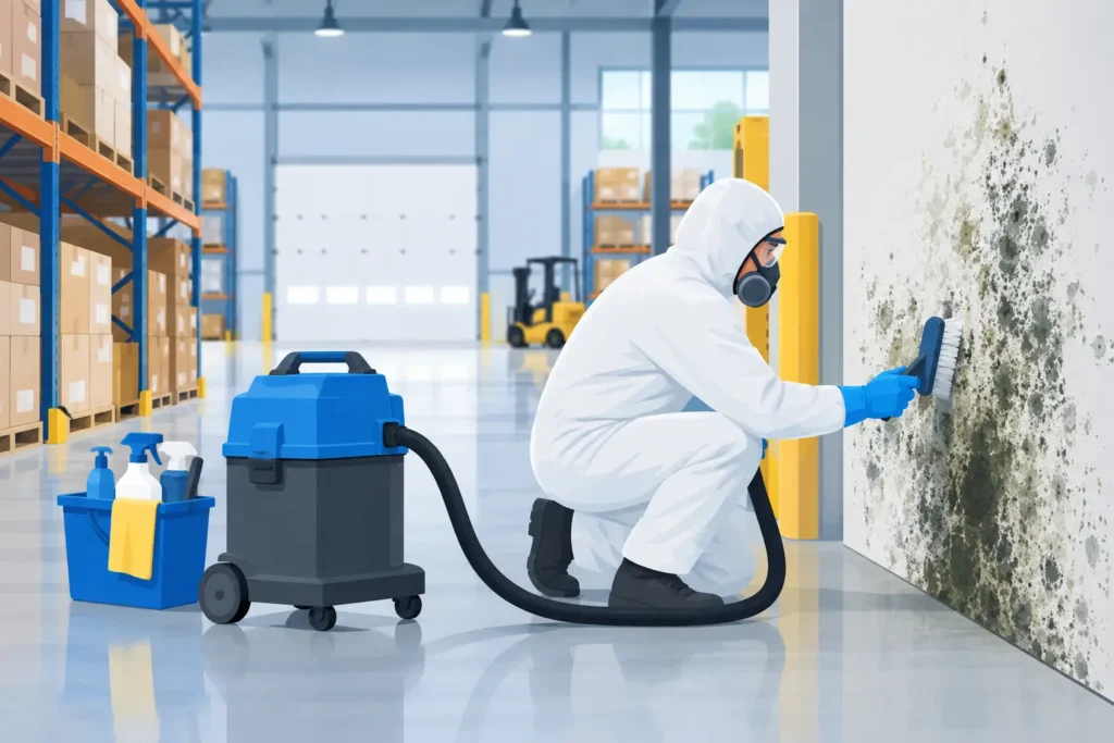 Warehouse Mold Cleanup for a Safer Facility